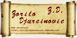 Zorilo Đureinović vizit kartica